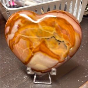 Grounding polychrome heart